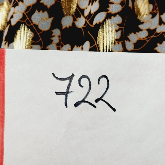 NEW SPANNER Black Yellow Lily of The Valley Print Long Sleeve Midi Dress P722 - Picture 9 of 9